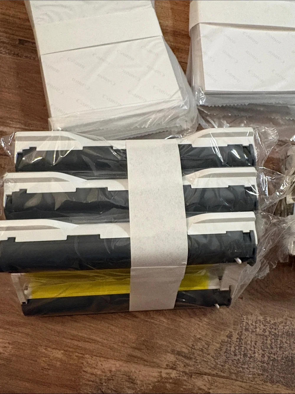 KRUU White 4x6 cannon photo paper and 5 replacement Printer Ribbons
